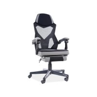 Кресло Q-939 черно-серое