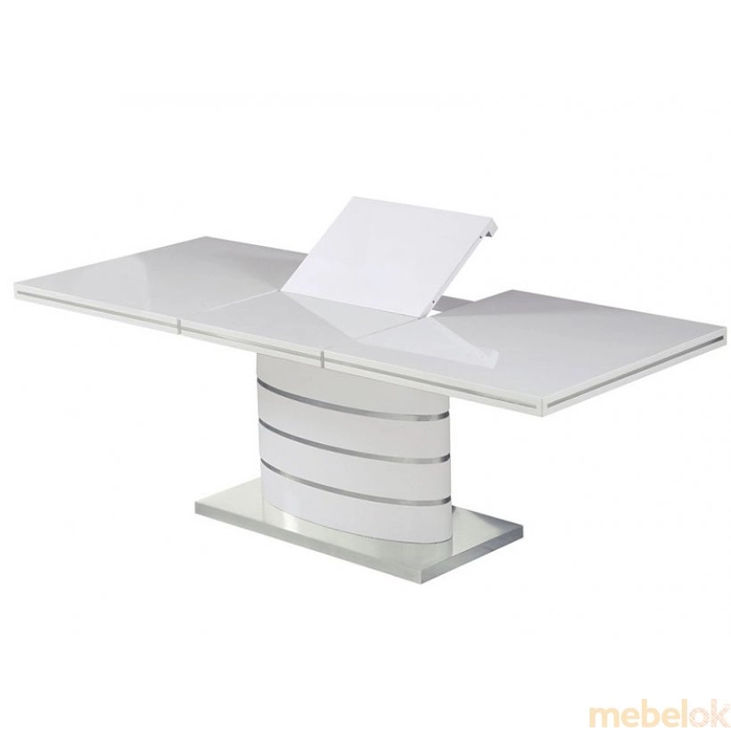 Стол обеденный Fano 90x160 Белый лак от фабрики Signal (Сигнал)