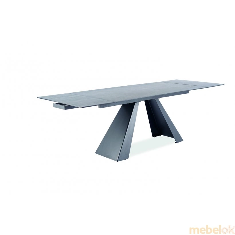 Розкладний стіл Salvadore CERAMIC 160(240) Сірий