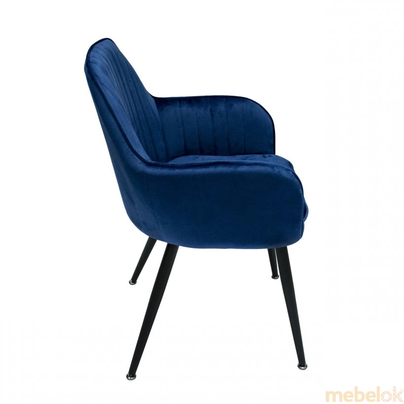 стул с видом в обстановке (Стул Verona Темно-синий)
