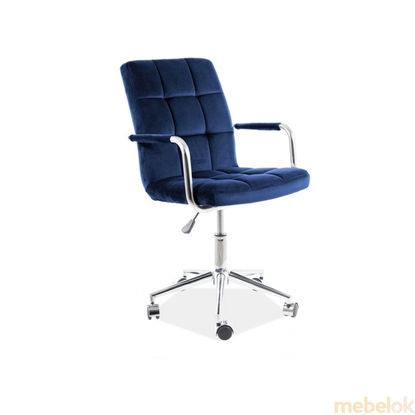 Кресло Q-022 Velvet синий