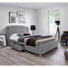 Кровать Madison 160x200 Серый