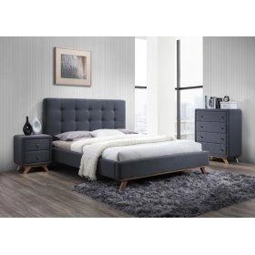 Ліжко Melissa 160x200 Сірий