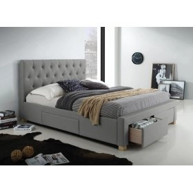 Кровать Oslo 160x200 Серый