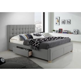 Ліжко Lincoln 160x200 Сірий