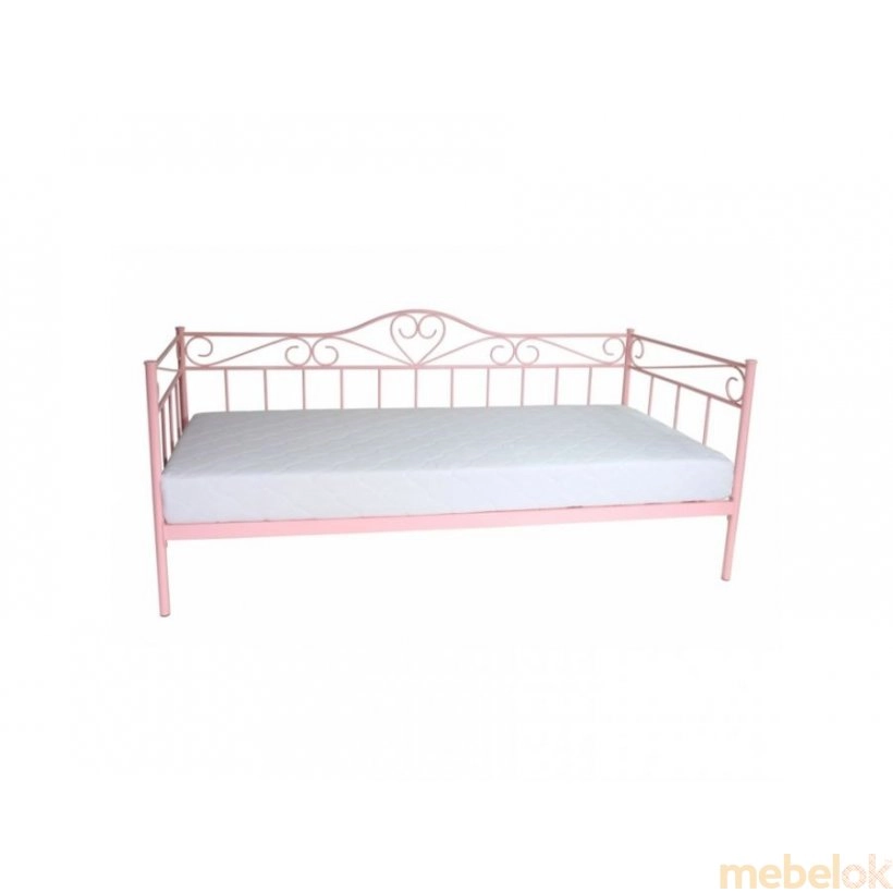 Ліжко односпальне BIRMA Рожевий 90х200