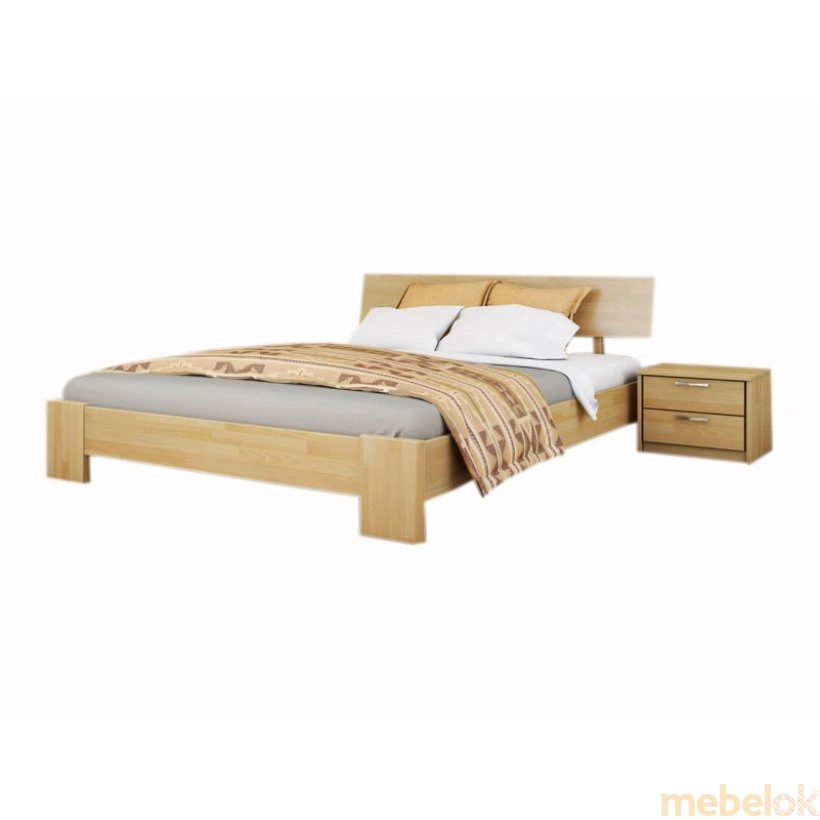 Ліжко SWB012 Дербі 160x200 Ясен без підйомного механізму
