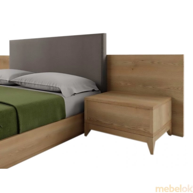 Ліжко SWB036 Грінок 180x200 Ясен з підйомним механізмом від фабрики Skandi Wood (Сканді Вуд)