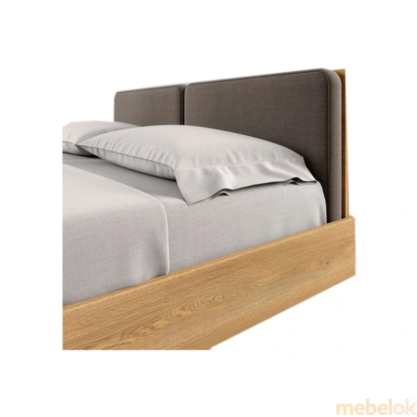 Ліжко SWB030 Аллоа 180x200 Ясен без підйомного механізму від фабрики Skandi Wood (Сканді Вуд)