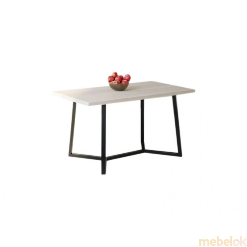 Обеденный стол Виборг 150-200 ДСП Дуб Белый