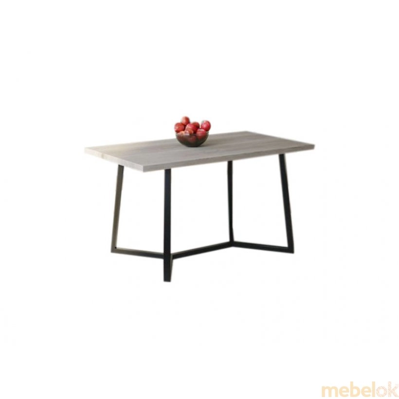 Обеденный стол SW064 R Луизиана 150-200 Шпон Дуб Серый