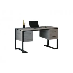 Компьютерный стол HG033 Биф 150 ДСП Дуб Серый