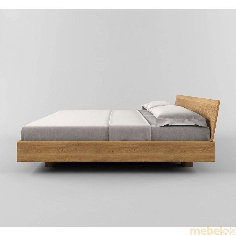 ліжко з виглядом в обстановці (Ліжко SWB031 Глазго 160x200 Ясен з підйомним механізмом)