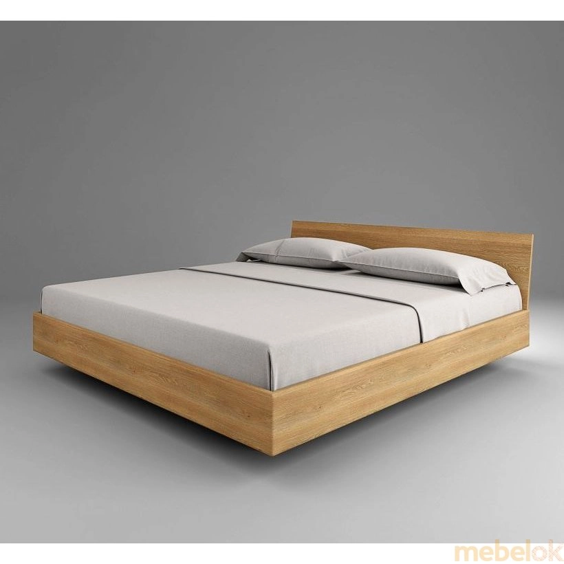 Ліжко SWB031 Глазго 180x200 Ясен без підйомного механізму від фабрики Skandi Wood (Сканді Вуд)