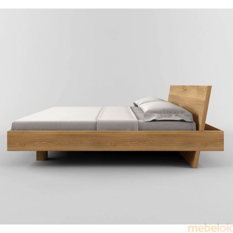 ліжко з виглядом в обстановці (Ліжко SWB029 Данді 160x200 Ясен без підйомного механізму)