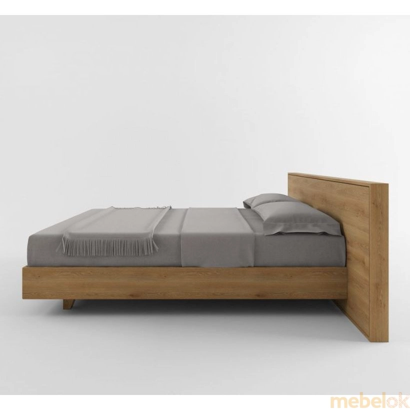 (Ліжко SWB027 Фолкерк 160x200 Ясен без підйомного механізму) Skandi Wood (Сканді Вуд)