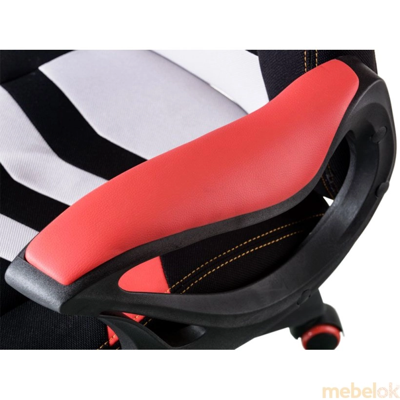 стілець з виглядом в обстановці (Крісло Abuse black/red)