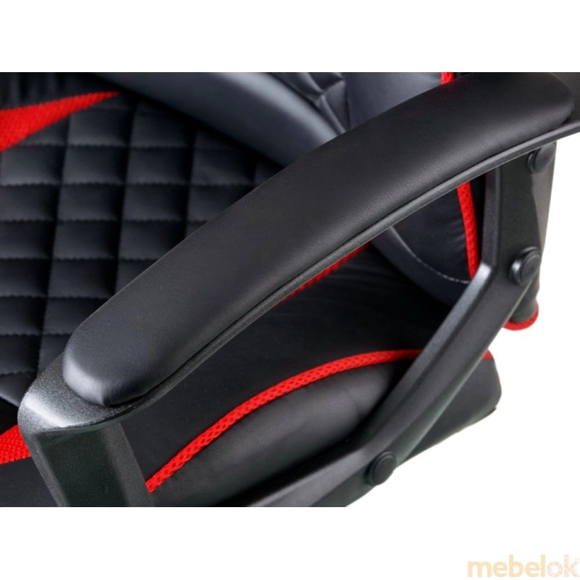 стілець з виглядом в обстановці (Крісло Mezzo black/red)