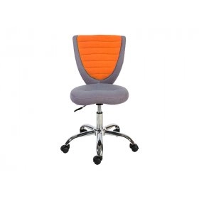 Крісло офісне Office4You POPPY сіро-помаранчевий