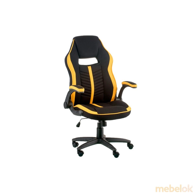 Кресло офисное Prime black/yellow с другого ракурса