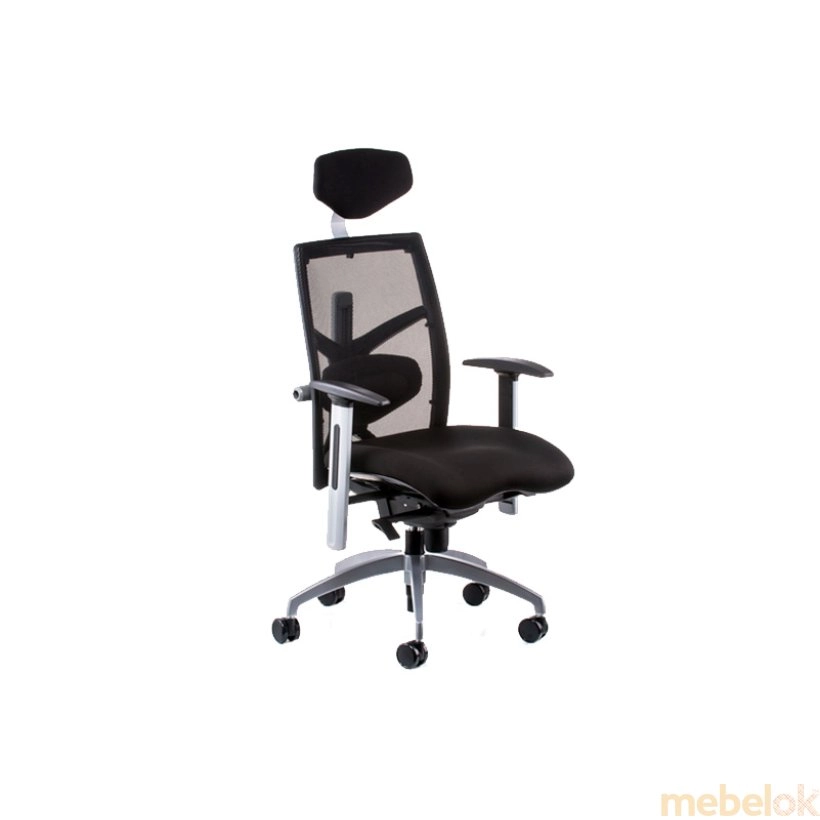 Кресло офисное EXACT BLACK FABRIC BLACK MESH