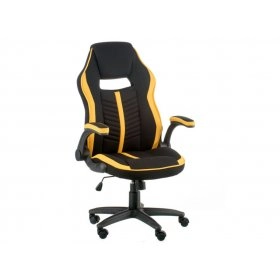 Крісло офісне Prime black/yellow