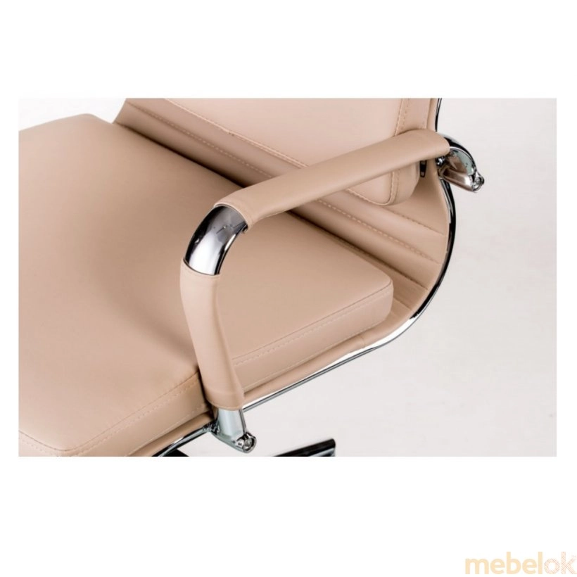 стул с видом в обстановке (Кресло Solano 3 artleather beige)