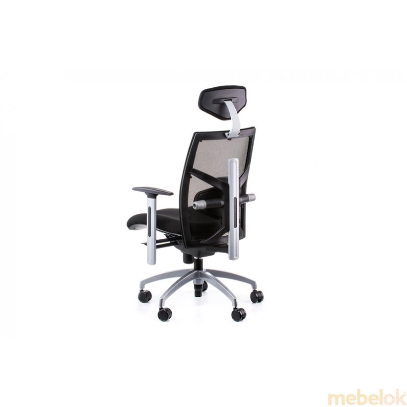 Кресло офисное Wau exact black fabric, black mesh