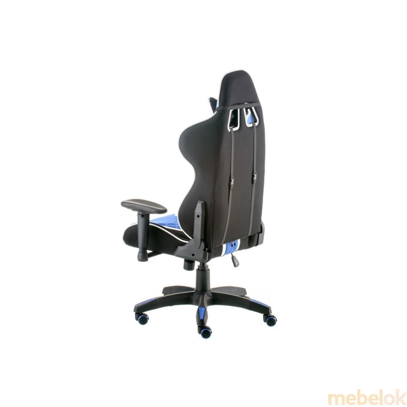 стул с видом в обстановке (Кресло офисное ExtremeRace 3 black/blue)