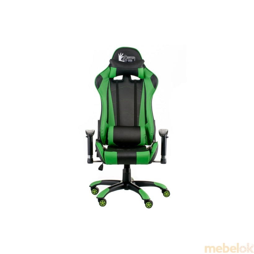 Кресло ExtremeRace black/green