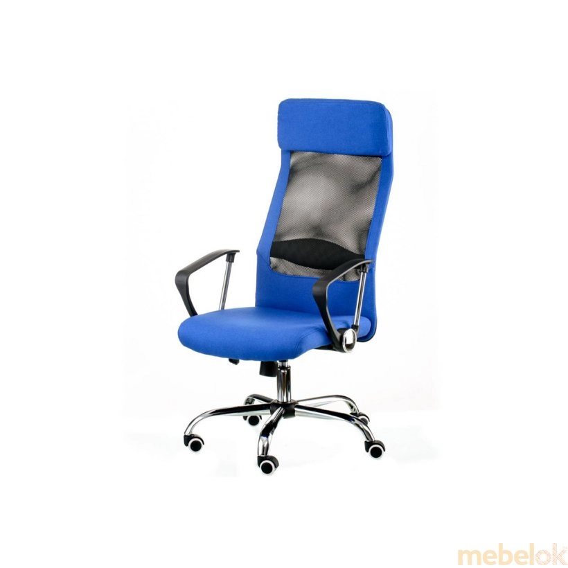 Кресло офисное Silba blue с другого ракурса