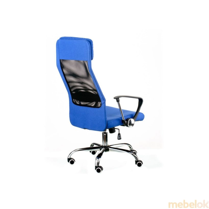 стул с видом в обстановке (Кресло офисное Silba blue)