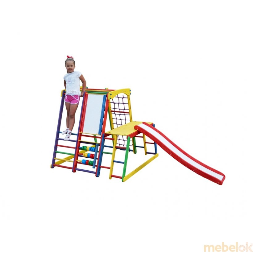 игровую мебель с видом в обстановке (Спортивный уголок TOP kids color 2 Pedestal max)