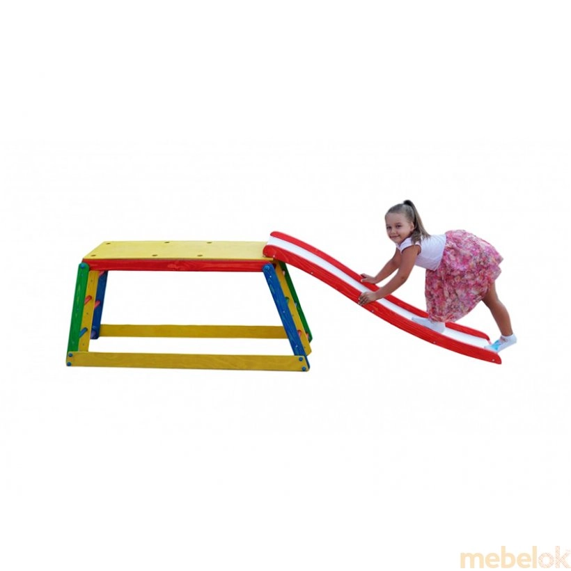 игровую мебель с видом в обстановке (Спортивный уголок TOP Pedestal color)