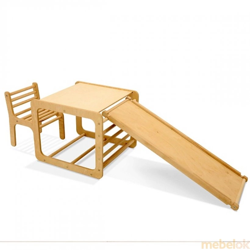 Комплект стіл і стілець Кубик з гіркою від фабрики SportBaby (СпортБейбі)