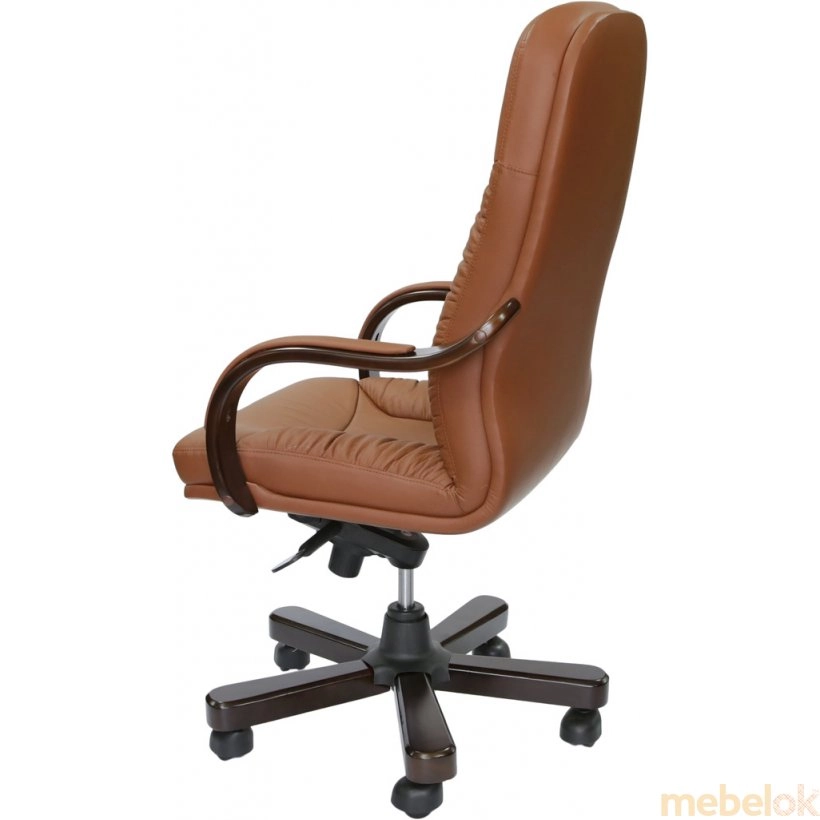 Кресло руководителя CA1316A кожа delux, коричневое от фабрики Status Group (Статус Групп)