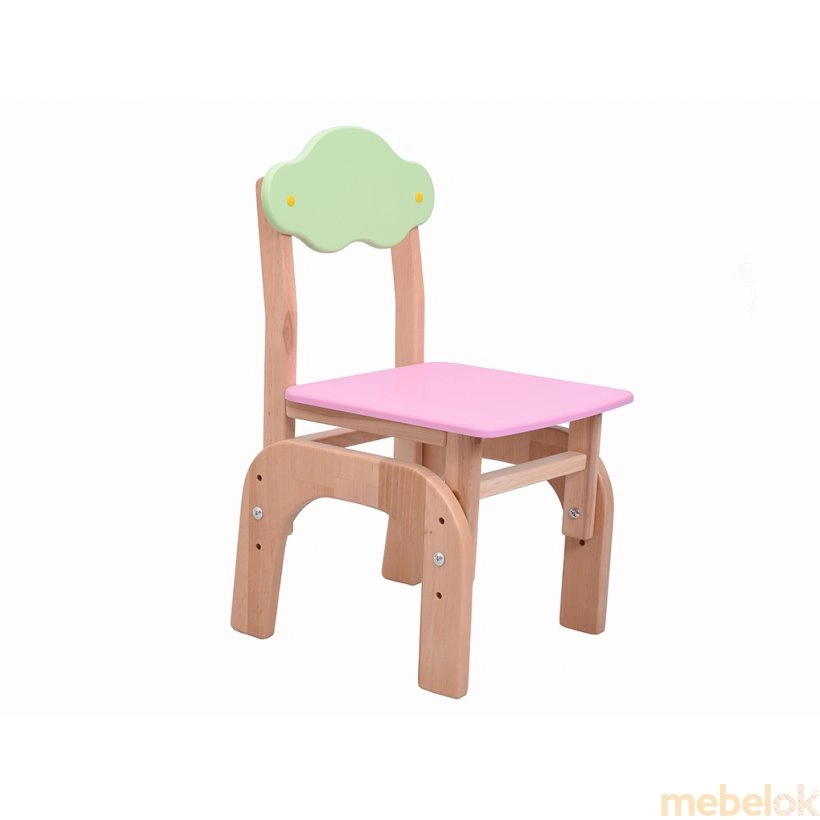 Дитячий набір Дубок ростишка стіл з пеналом та стілець рожевий від фабрики Юліана (Yuliana)