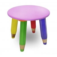 Дитячий стілець Олівчики (колір сидіння рожевий)