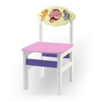 Детский стульчик Woody Литл Пони розовый