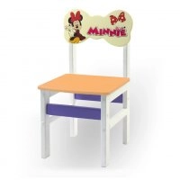 Детский стульчик Woody Минни Маус оранжевый