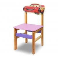 Дитячий стільчик Woody Блискавка Макквін (колір рожевий)