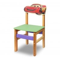 Дитячий стільчик Woody Блискавка Макквін (колір салатовий)