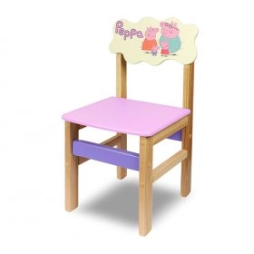 Детский стульчик Woody семейка Peppa (цвет розовый)