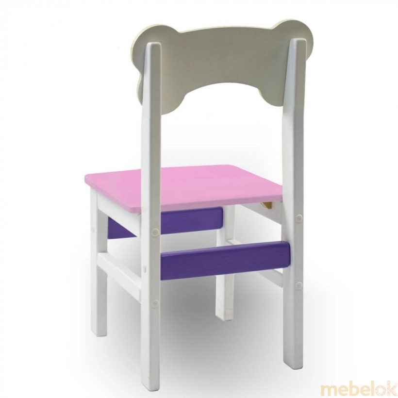 стілець з виглядом в обстановці (Дитячий стільчик Woody Щенячий патруль рожевий)