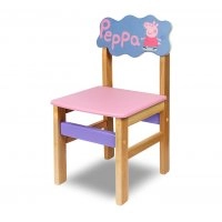 Детский стульчик Woody свинка Peppa (цвет розовый)