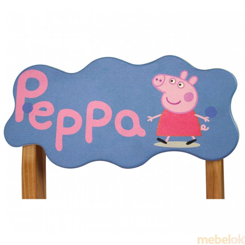 Детский стульчик Woody свинка Peppa (цвет розовый) от фабрики Юлиана (Yuliana)