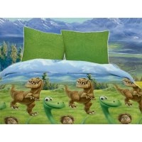 Полуторный комплект постельного белья Динозавр