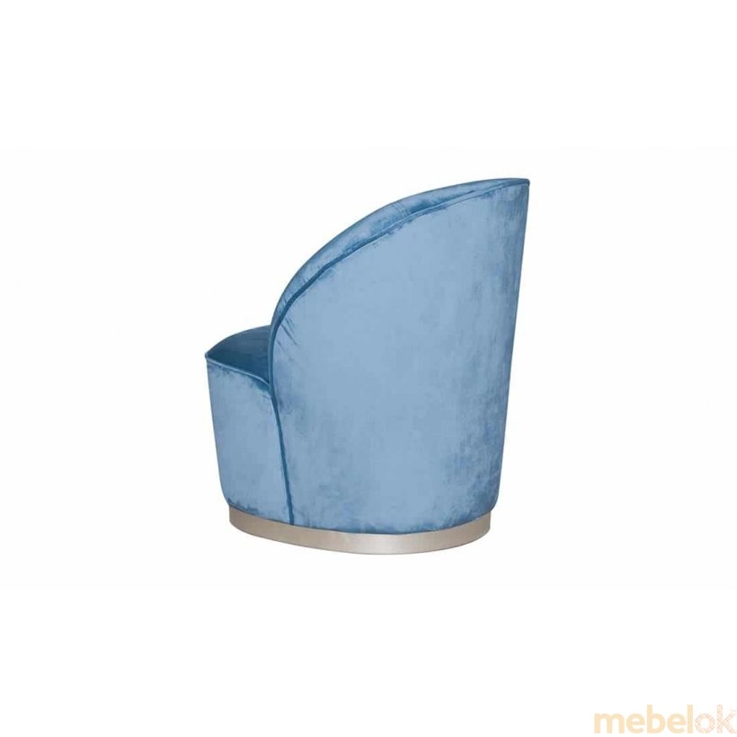 стілець з виглядом в обстановці (Крісло Нікс блакитне)