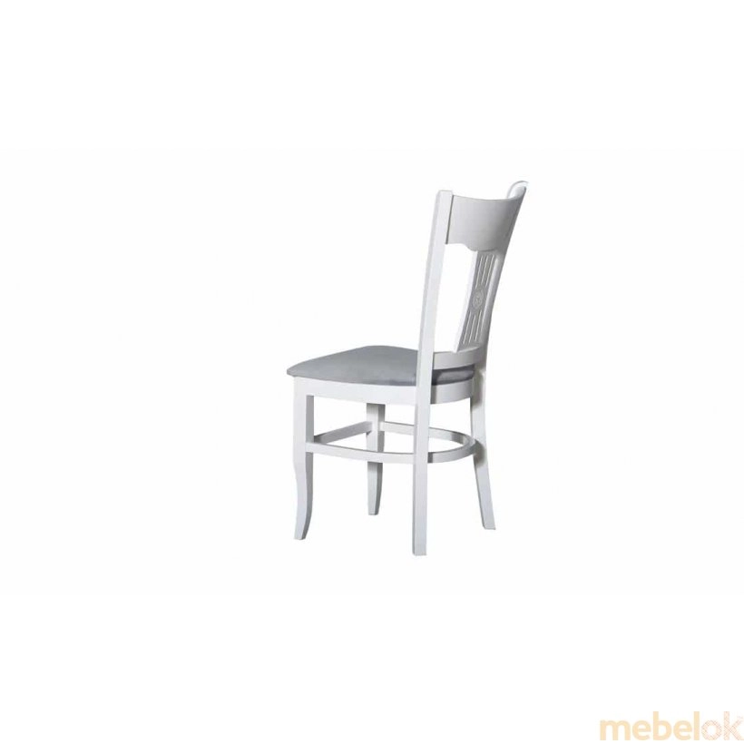 стілець з виглядом в обстановці (Стілець Сільва білий)