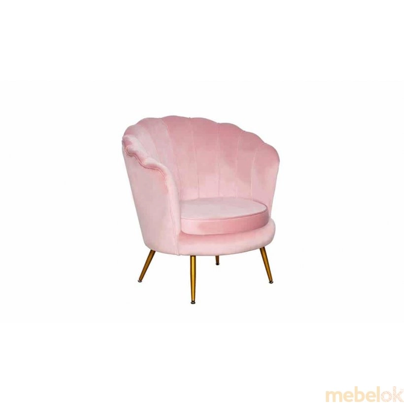 Кресло Шелл розовое от фабрики ТопМебель (Topmebel)